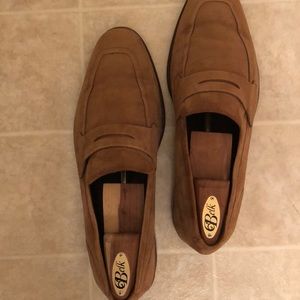 Cole Han Tan Suede Loafers